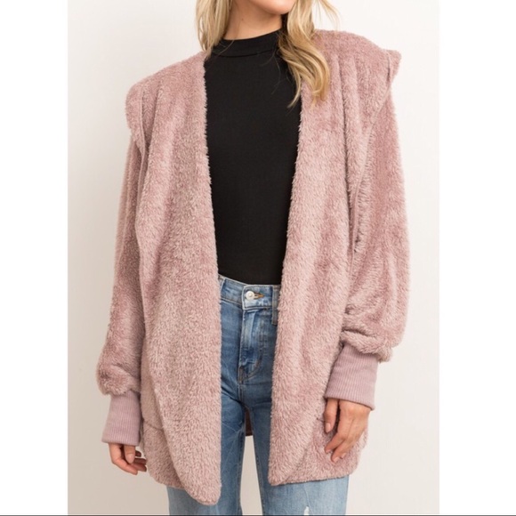 1 LEFT‼️SALE🎄The Coziest Cardigan-Dusty Lilac - Picture 4 of 5